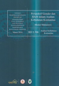 Image of Perspektif gender dan Ham dlm asuhan kebidanan komunitas modul mahasiswi