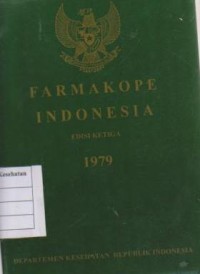 Image of Farmakope Indonesia Edisi 3