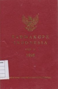Image of Farmakope Indonesia edisi IV 1995