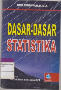 Image of Dasar-dasar statistika