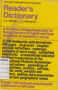 Image of Reader,s dictionary