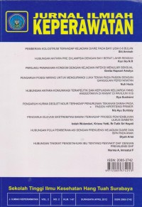 Image of Jurnal Ilmiah Keperawatan