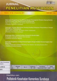 Image of Jurnal penelitian kesehatan